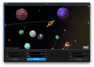 For player game in progress